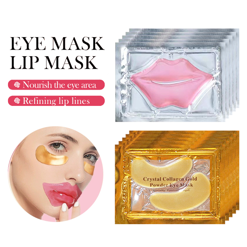 Collagen Under Eye Patches - 10/20 adet Altın Kristal Kollajen Göz