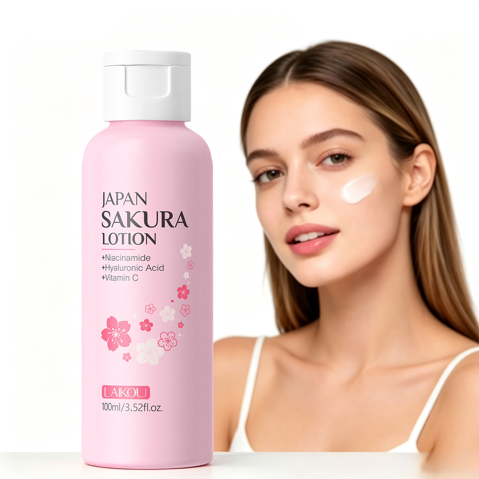 Niacinamide Pore Shrinking Essence - LAIKOU Sakura Losyonu 100ml Niacinamide HA