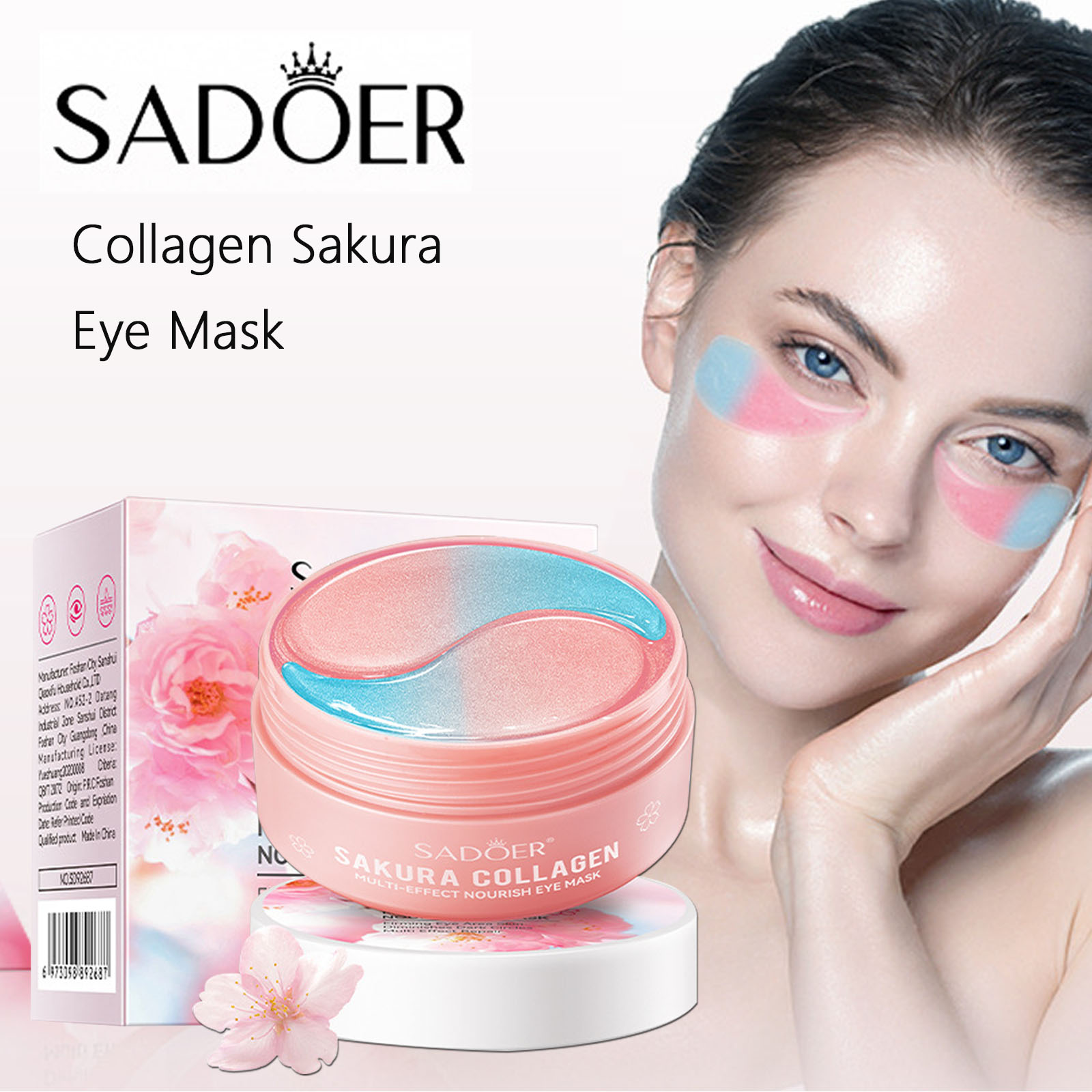 60 adet Sakura Kollajen Göz Ma - Collagen Under Eye Patches incelemesi ve fiyatı
