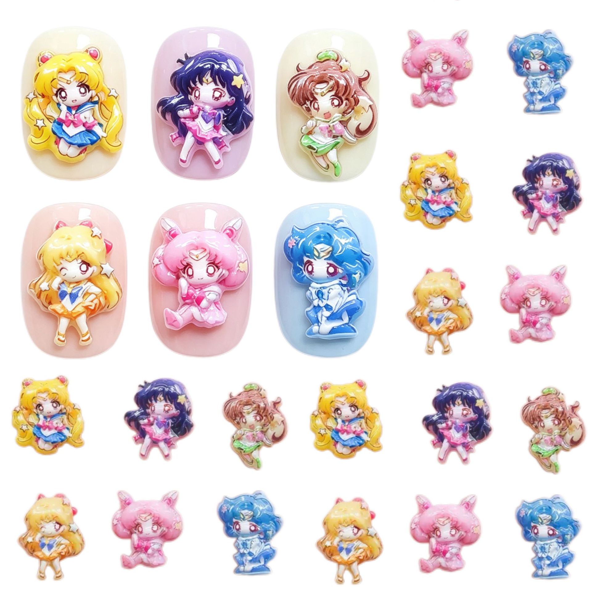 30/100 adet Karikatür Sailor M - Nail Art incelemesi ve fiyatı