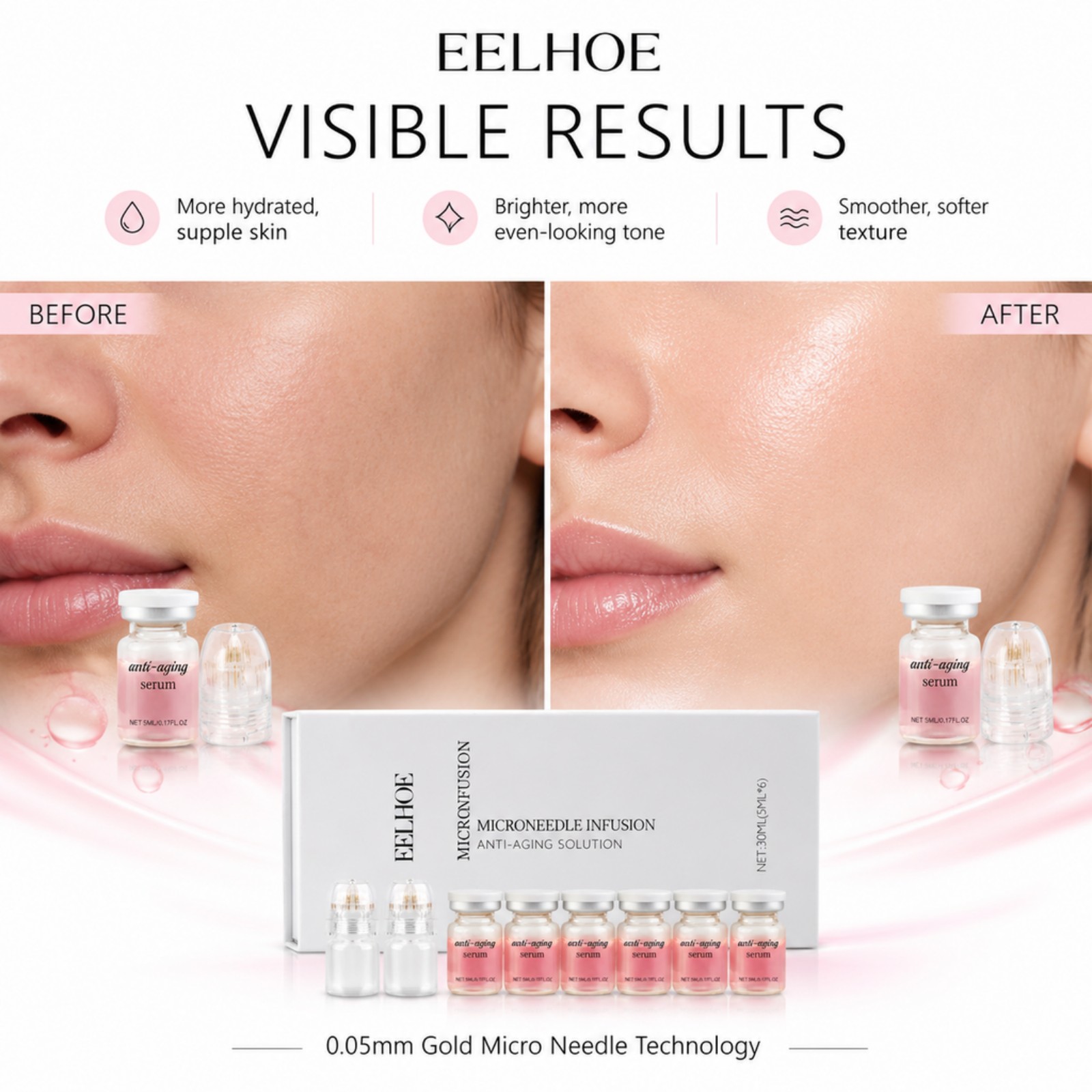 0,2 mm Mikro İğneli Serum Seti - Hyaluronic Acid Facial Serum incelemesi ve fiyatı